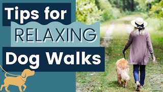 Walking The Dog  Tips For A More Relaxed Experience