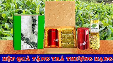 Hộp Quà Tết Trà Thượng Hạng - Đặc Sản Trà Nõn Tôm TH Tân Cương, Thái Nguyên