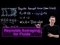 Turbulence: Reynolds Averaged Navier-Stokes (Part 1, Mass Continuity Equation)