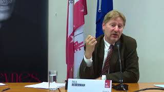 Webinar “Negotiation within the EU  mechanics and dynamics of the EU Council” with Mr Paul REIDERMAN