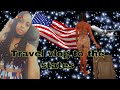 My first time traveling to the states vlog pt1