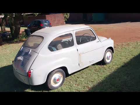 Fiat 600 1957 walk-around Engine Idling