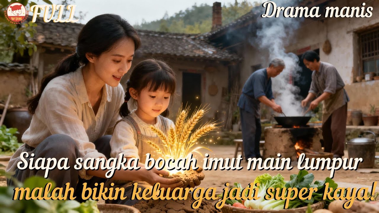 Siapa sangka bocah imut main lumpur, malah bikin keluarga jadi super kaya!#drama #minidrama