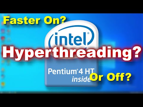 Hyperthreading -  Faster on or off? Testing a Pentium 4 HT 631 with hyperthreading on vs off.