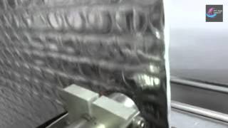 Linx CIJ 7900 continuous Inket Printing on Sheets of Air Bubble Wrap