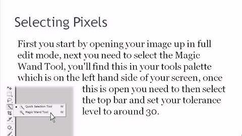Adobe Elements Tutorials - How To Master The Magic Wand Tool