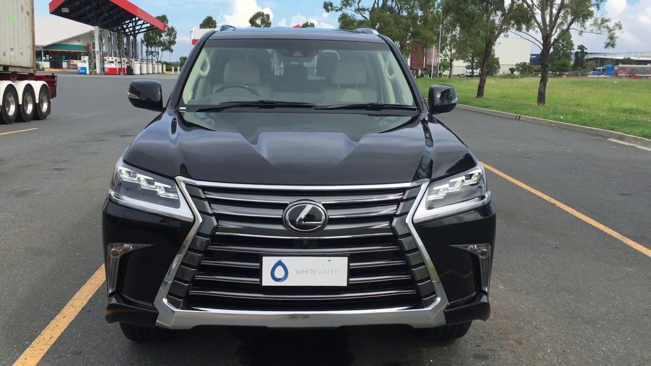 2018 Lexus Lx 570 Black With Ivory Beige Interior