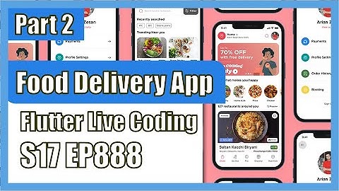[Flutter] Flutter Live Coding EP888 (Food Delivery App Part 2)