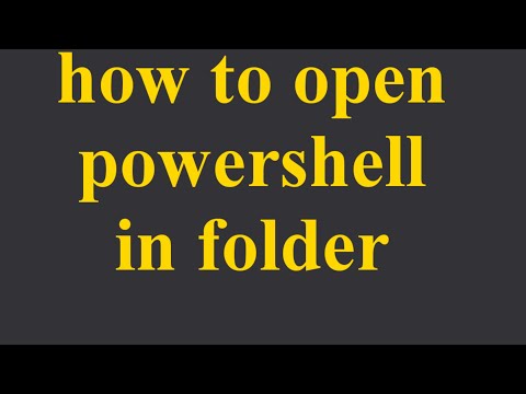 ვიდეო: რა არის მითითებული მდებარეობა PowerShell-ში?