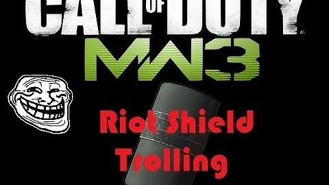 CoD [MW3 FUNTAGE] - S&D Riot Shield Trolling & Funny Moments