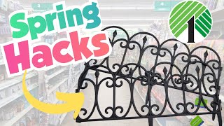 GENIUS  Spring DIY Crafts Using DOLLAR TREE Garden Fences