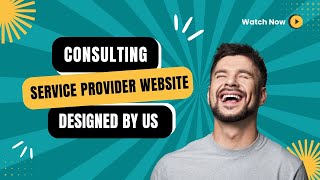 Professional Consulting Website Designed by Us | Modern Service Provider Web Design 2025