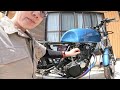 SR500 ボアエースのキックの問題解消とバーエンドのウエイト付けられそう