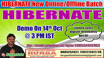 New Batches in Online Training @ DURGASOFT