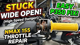 My NMAX Throttle Stuck WIDE OPEN on the Highway! (Cheap Fix)