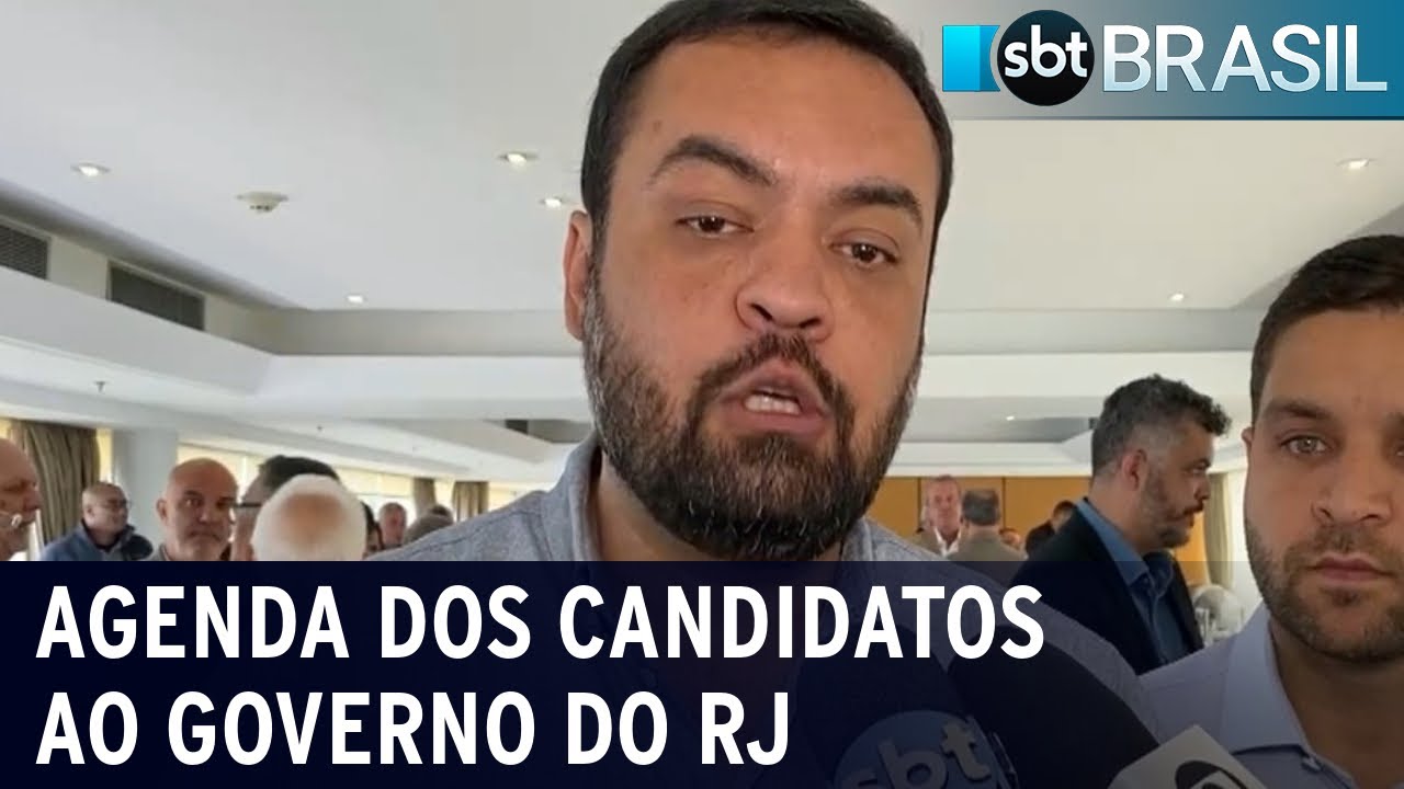 Confira dia de campanha dos candidatos ao governo do RJ | SBT Brasil (29/09/22)