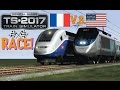Train Simulator 2017 - Acela Express V.S. TGV Duplex (Race!)