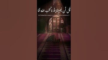 قُل لَّن يُصِيبَنَا إِلَّا مَا كَتَبَ اللَّهُ لَنَا ~تلاوة شريف مصطفى~حالات واتس✨🧡 #asmr #حالات_واتس