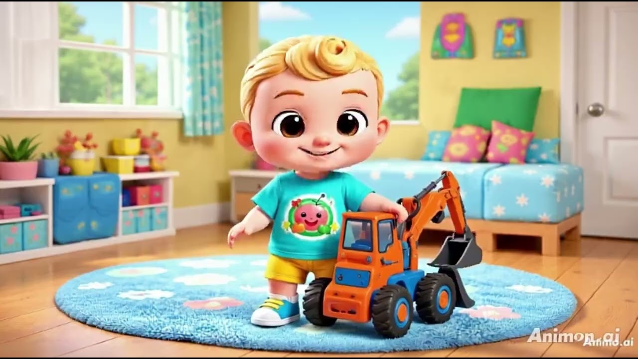 “Digging Day! 🚜 Fun Excavator Song for Toddl