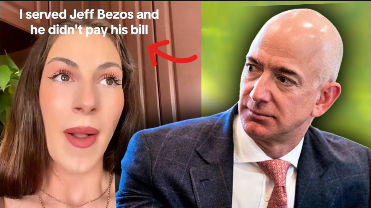 "I Served Jeff Bezos, He Wouldn't Tip Me More Than 20%," Entitled woman Server FURIOUS He Has Money