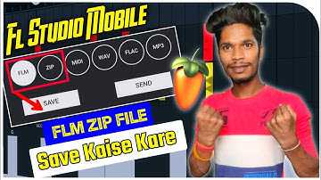 Fl Studio Mobile Me Flm Project Zip File Me Save Kaise Kare | Fl Studio Mobile Tutorial In Hindi