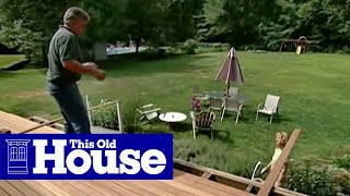 This Old House general contractor Tom Silva shows how to dig and pour concrete supports. (See below for a shopping list and tools.