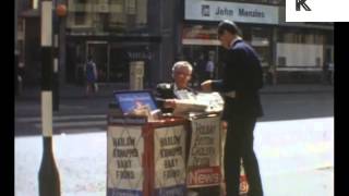 Central London Streets 1971, Rare 1970s Home Movie Footage