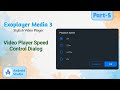 Exoplayer media3 Video Speed Control in Android Studio || Video Speed Dialog #media3