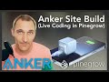 Live Coding: Anker Site Build in Pinegrow (Part 1)