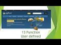 8 Function: User-defined