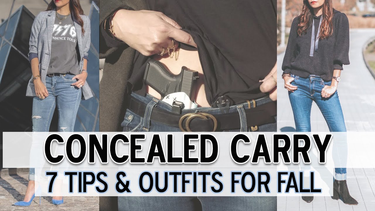 Women's Concealed Carry Fashion, 7 Outfit & Holster Tips