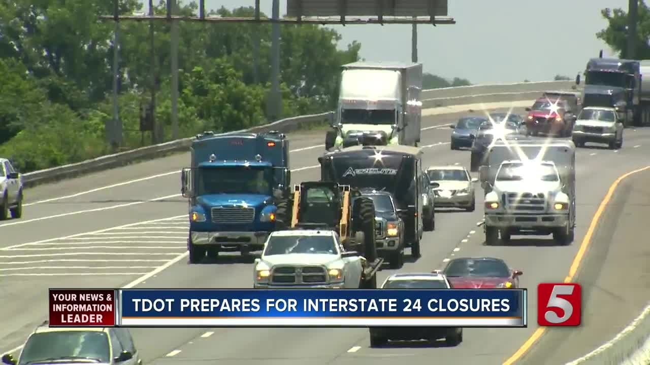4 Weekend Closures Set For Interstate 24 Bridge Project
