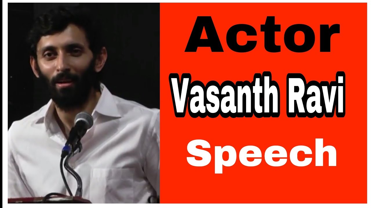 Actor Vasanth Ravi Speech At Taramani Succsess Meet
