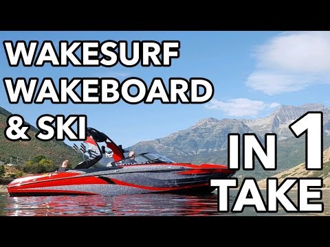 Wakesurf, Wakeboard and Ski in 5 Minutes! w/ 2018 Centurion Boats