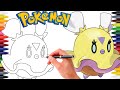 Comment dessiner le pokmon flotillon flittle facilement  955  gnration 9