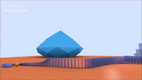 Domino tower colllision video