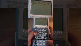 Hacked TI-84 Calculator Runs ChatGPT, Texts, and More | TI-32 Project Explains How #trendstream |