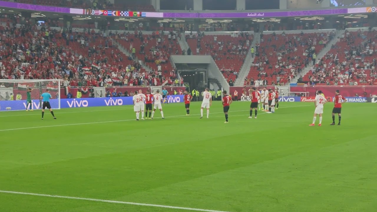 Thumama stadium arab cup 2022 egypt match AEB TEAM