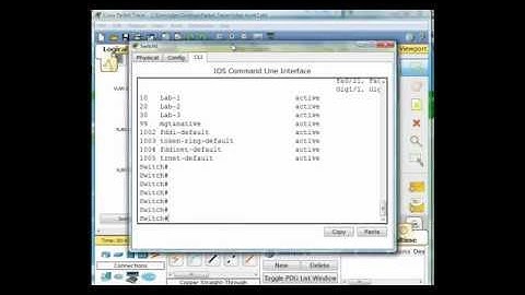 Configure VLANs and Trunks using Packet Tracer - Cisco CCNA Part 2.FLV