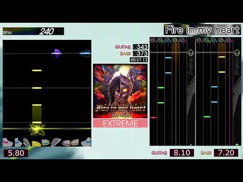 GITADORA / Fire in my heart - EXTREME (GITADORA Tri-Boost)