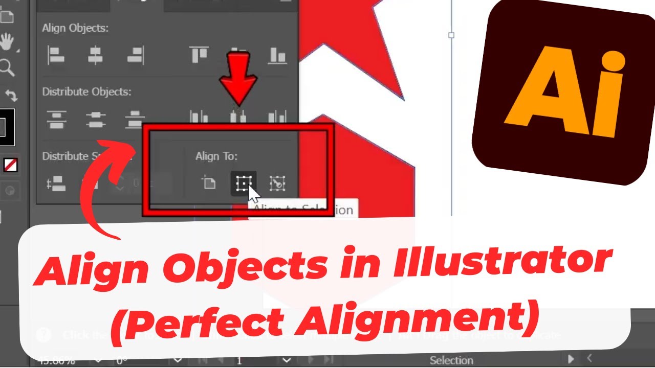 How to Align Objects in Illustrator (Perfect Alignment) - YouTube