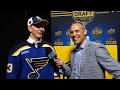 Otto Stenberg at the NHL Draft