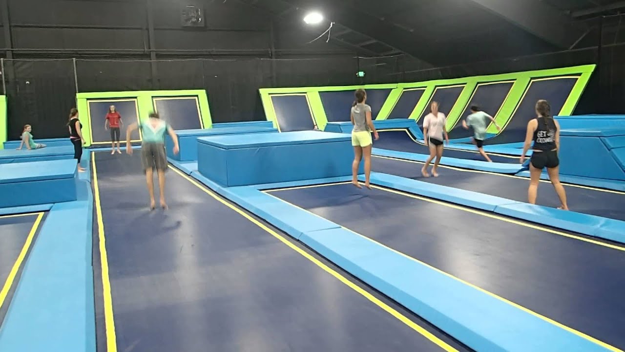 Fly High Trampoline - The Main Trampoline Area - YouTube
