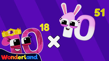 Wonderland: Big Numbers Joining Up | Addition | Learn to count