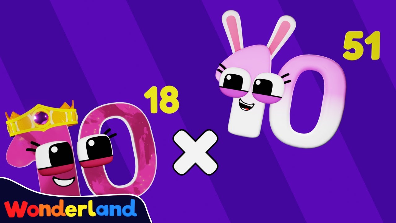 Wonderland: Big Numbers Joining Up | Addition | Learn to count
