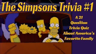 THE SIMPSONS trivia quiz #1- 21 Questions about the Characters and Episodes {ROAD TRIpVIA- ep:569] screenshot 3