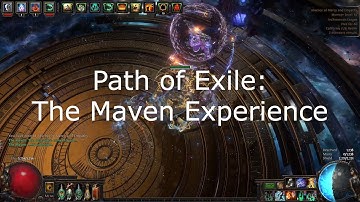 Path of Exile: The Maven Experience (Absolution Guardian, PoB, 3.17)