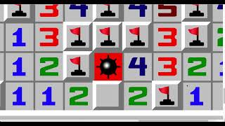 Minesweeper Online - October 2, 2021 MoCol 100K high-difficulty board last-click fail