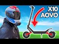 Aovo x10  la trottinette lectrique bimoteurs improbable  test aovo x10 trottinette offroad 48v