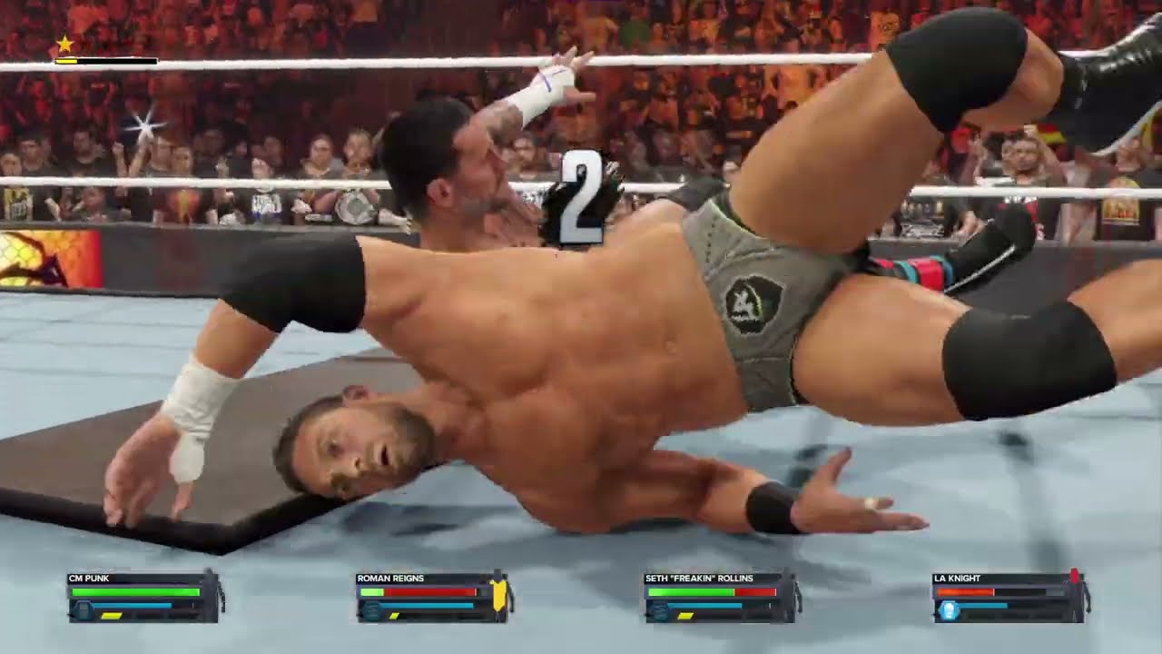 WWE 2K24 Fatal 4 way HIAC World Heavyweight Championship 